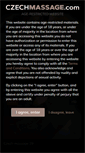 Mobile Screenshot of czechmassage.com